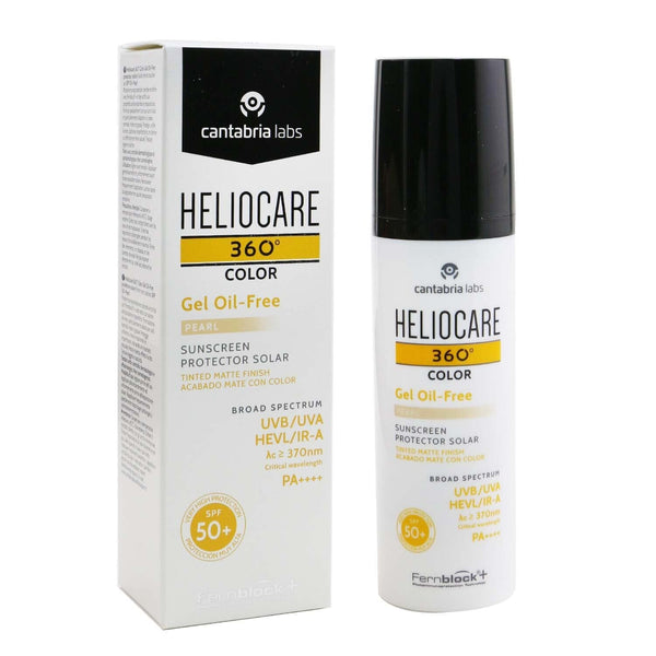 Heliocare by Cantabria Labs Heliocare 360 Color Gel - Oil Free (Tinted Matte Finish) SPF50 - # Pearl  50ml/1.7oz