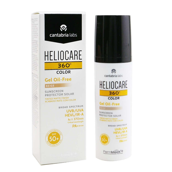 Heliocare by Cantabria Labs Heliocare 360 Color Gel - Oil Free (Tinted Matte Finish) SPF50 - # Beige  50ml/1.7oz