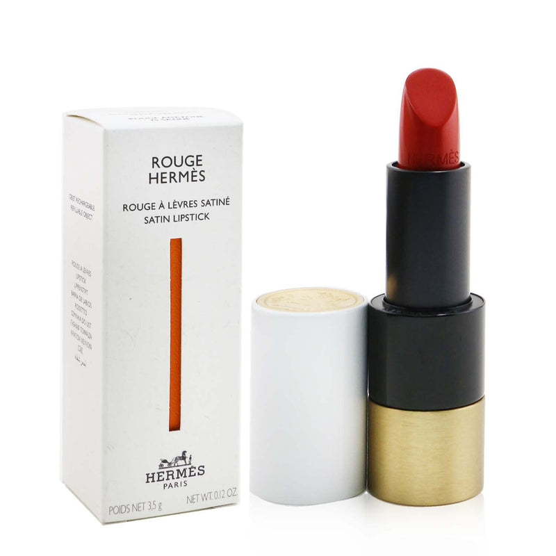 Hermes Rouge Hermes Satin Lipstick - # 75 Rouge Amazone (Satine)  3.5g/0.12oz