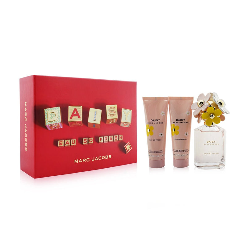 Marc Jacobs Daisy Eau So Fresh Coffret: Eau De Toilette Spray 75ml/2.5oz + Body Lotion 75ml/2.5oz + Shower Gel 75ml/2.5oz  3pcs