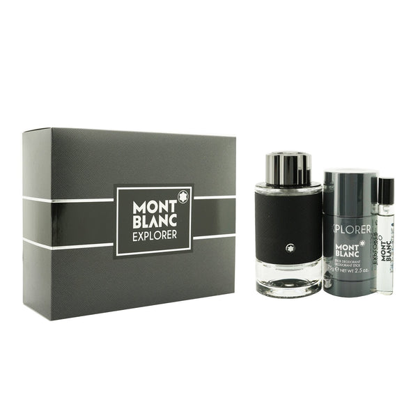 Montblanc Explorer Coffret: Eau De Parfum Spray 100ml + Eau De Parfum Spray 7.5ml + Deodorant Stick 75g  3pcs
