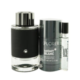 Montblanc Explorer Coffret: Eau De Parfum Spray 100ml + Eau De Parfum Spray 7.5ml + Deodorant Stick 75g  3pcs