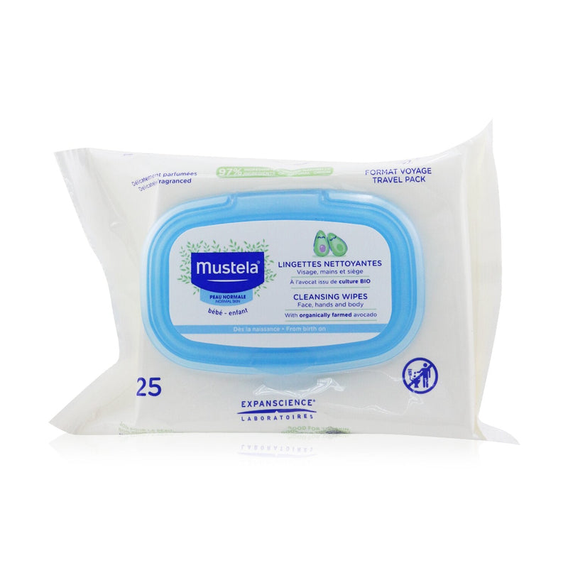 Mustela Avocado Cleansing Wipes (Travel Size)  25wipes