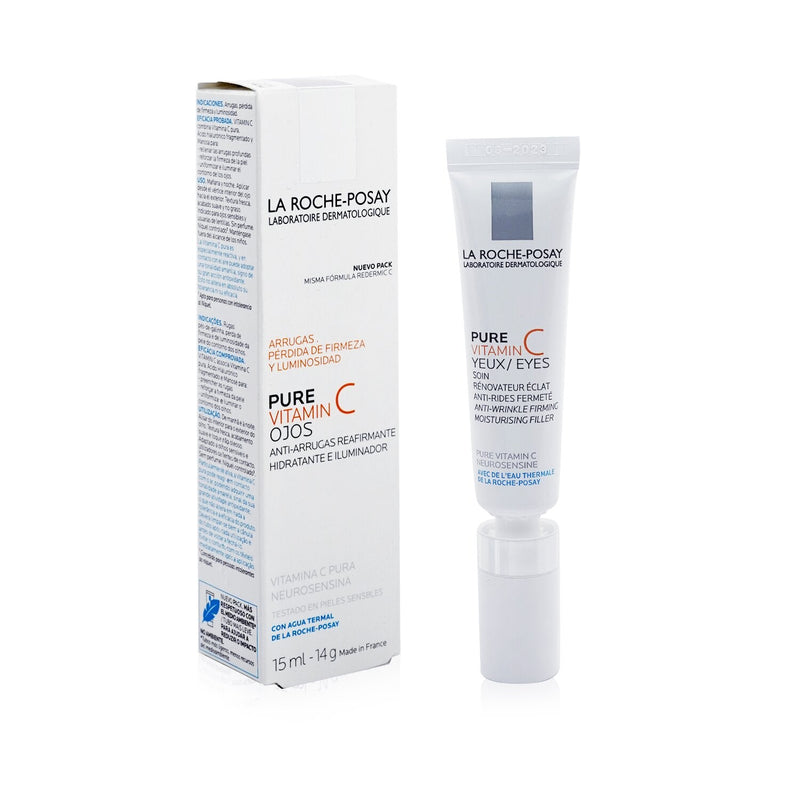 La Roche Posay Pure Vitamin C Eyes Anti-Wrinkle Firming Mositurising Filler  15ml/0.5oz