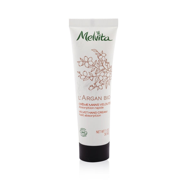 Melvita L'Argan Bio Velvet Hand Cream - Fast Absorption  30ml/1oz