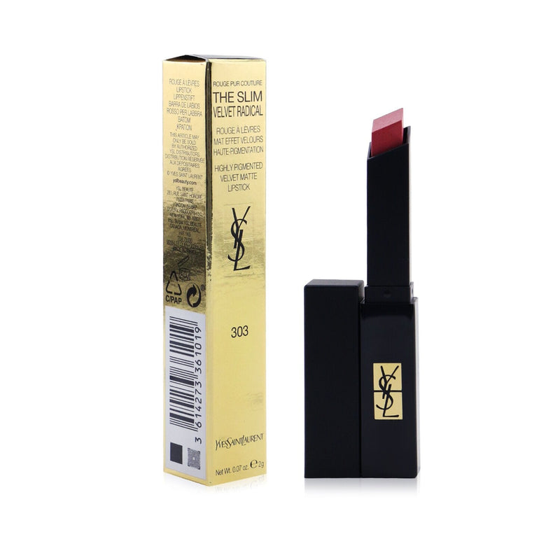 Yves Saint Laurent Rouge Pur Couture The Slim Velvet Radical Matte Lipstick - # 303 Rose Incitement  2g/0.07oz