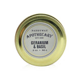 Paddywax Apothecary Candle - Geranium & Basil  56g/2oz