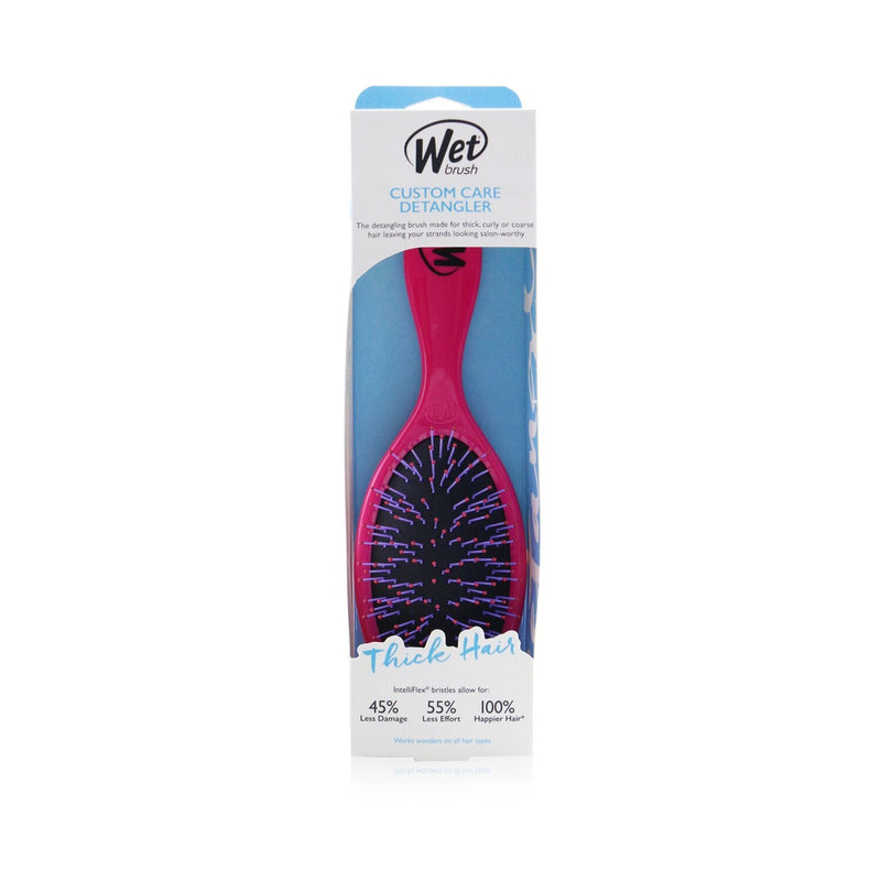 Wet Brush Custom Care Detangler Thick Hair Brush - # Pink  1pc