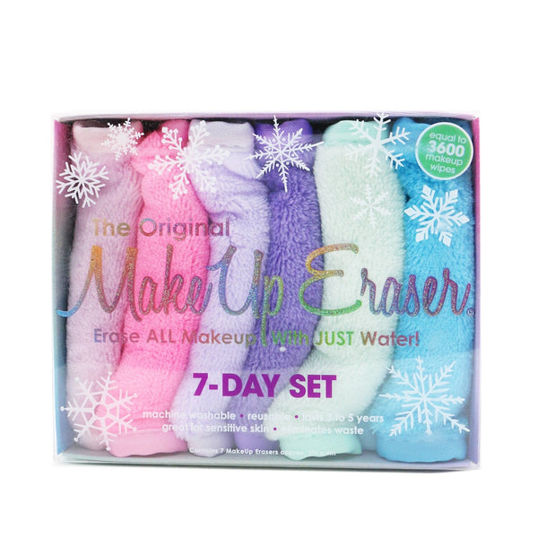 MakeUp Eraser 7 Day Set (7x Mini MakeUp Eraser Cloth) - #Let It Snow  7pcs