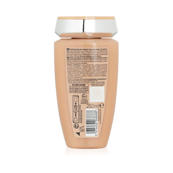 Kerastase Curl Manifesto Bain Hydratation Douceur Gentle Hydrating Creamy Shampoo (For Curly, Very Curly & Coily Hair) 250ml/8.5oz