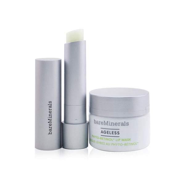 BareMinerals Day & Night Lip Care Duo: Ageless Phyto-Retinol Lip Balm 3.3g+ Ageless Phyto-Retinol Lip Mask 13g  2pcs