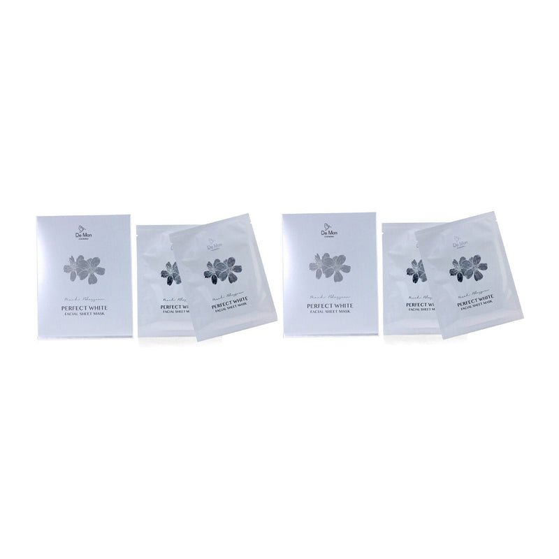 DeMon Perfect White Facial Sheet Mask Duo Pack  2x3x25ml/0.8oz