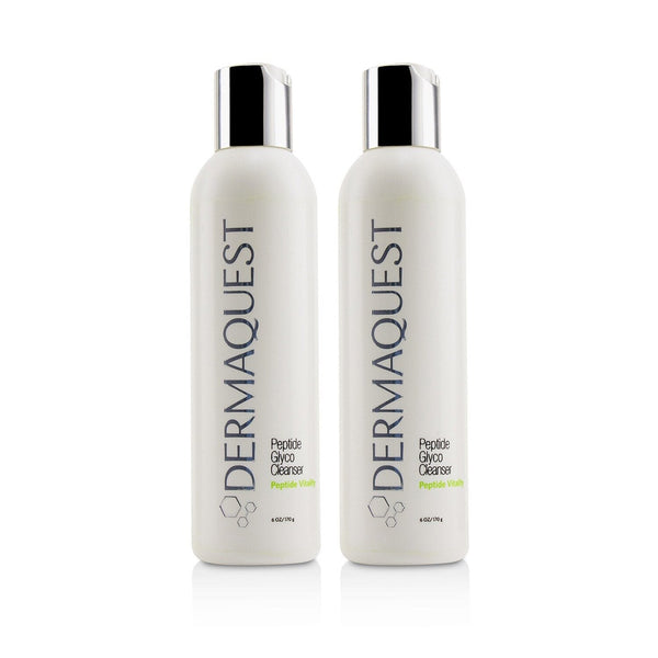 DermaQuest Peptide Vitality Peptide Glyco Cleanser Duo Pack  2x170g/6oz