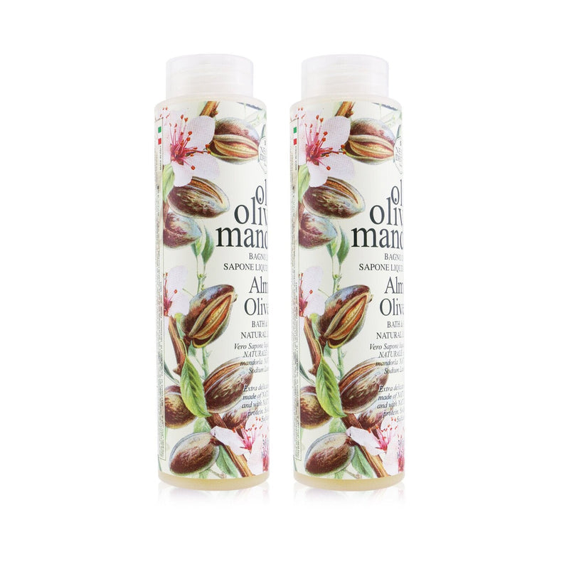 Nesti Dante Bath & Shower Natural Liquid Soap Duo Pack - Almond Olive Oil  2x300ml/ 10.2oz