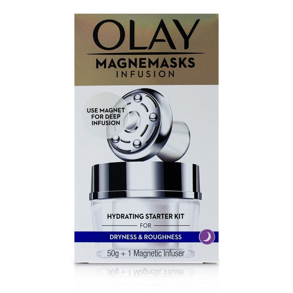 Olay Magnemasks Infustion Hydrating Starter Kit : 1x Magnetic Infuser + 1x Hydrating Jar Mask 50g (Exp. Date 07/2022)  2pcs