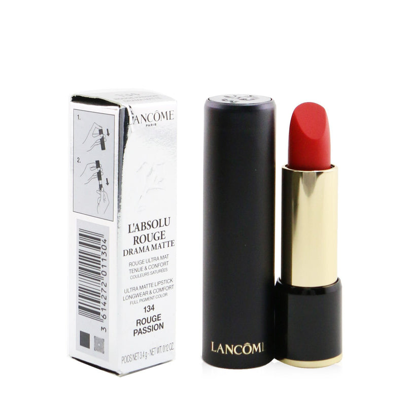 Lancome L'Absolu Rouge Drama Matte Lipstick - # 134 Rouge Passion  3.4g/0.12oz