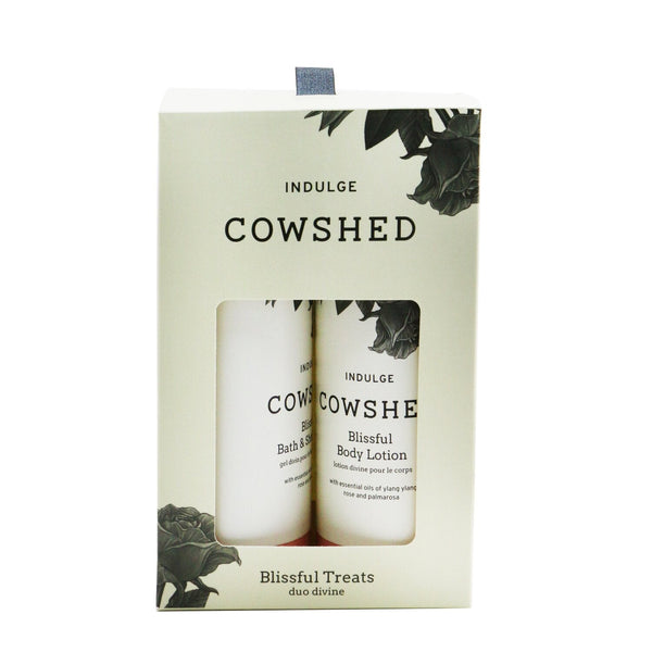 Cowshed Blissful Treats Duo Set: Indulge Blissful Bath & Shower Gel 100ml+ Indulge Blissful Body Lotion 100ml  2x100ml/3.38oz
