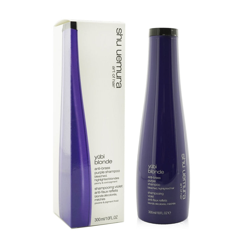 Shu Uemura Yubi Blonde Anti-Brass Purple Shampoo - Bleached, Highlighted Blondes  300ml/10oz