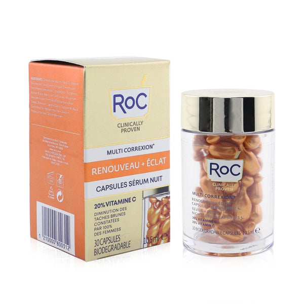 ROC Multi Correxion Revive + Glow Night Serum Capsules  30Caps