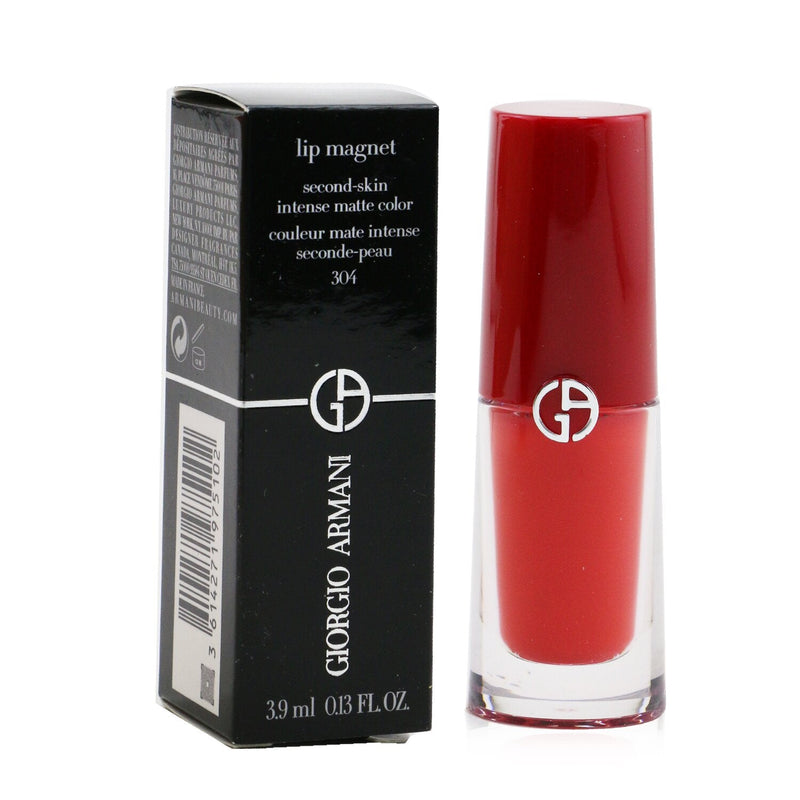 Giorgio Armani Lip Magnet Second Skin Intense Matte Color - # 304 Scarlet  3.9ml/0.13oz