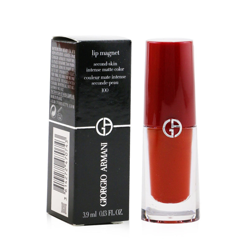 Giorgio Armani Lip Magnet Second Skin Intense Matte Color - # 400 Four Hundred For All (Unboxed)  3.9ml/0.13oz