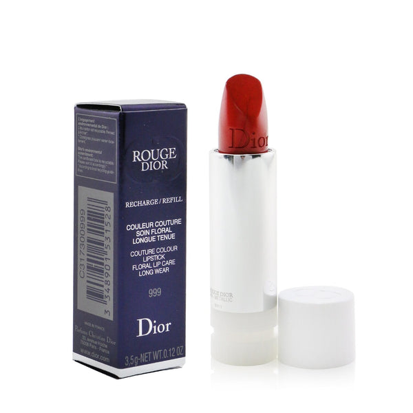 Christian Dior Rouge Dior Couture Colour Refillable Lipstick Refill - # 999 (Metallic)  3.5g/0.12oz