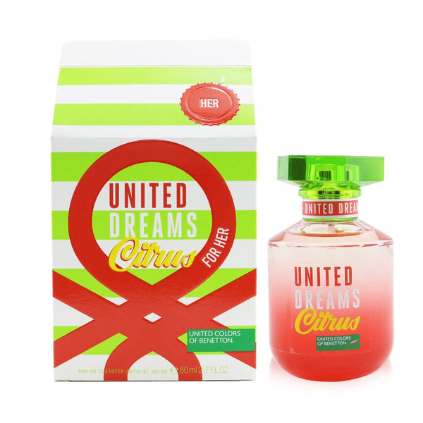Benetton United Dreams Citrus Eau De Toilette Spray  80ml/2.7oz