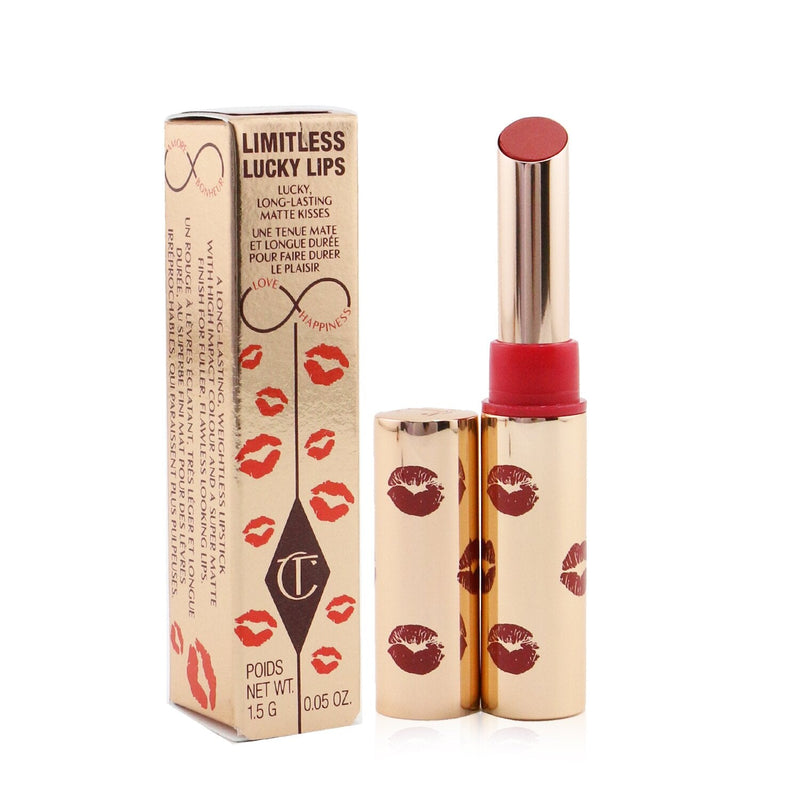 Charlotte Tilbury Limitless Lucky Lips Matte Kisses - # Red Wishes  1.5g/0.05oz