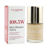 Clarins Skin Illusion Velvet Natural Matifying & Hydrating Foundation - # 108.5W Cashew  30ml/1oz