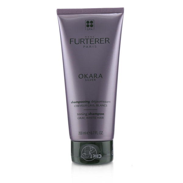 Rene Furterer Okara Silver Silver Radiance Ritual Toning Shampoo (Gray, White Hair) (Box Slightly Damaged)  200ml/6.7oz