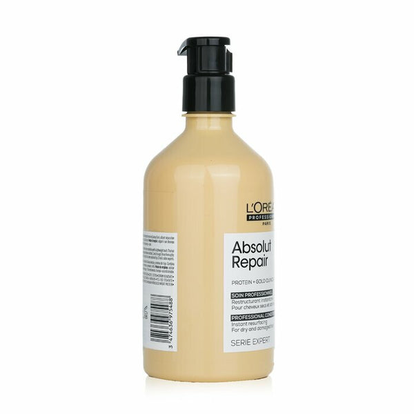 L'Oreal Professionnel Serie Expert - Absolut Repair Protein + Gold Quinoa Instant Resurfacing Conditioner (For Dry & Damaged Hair) 500ml/16.9oz