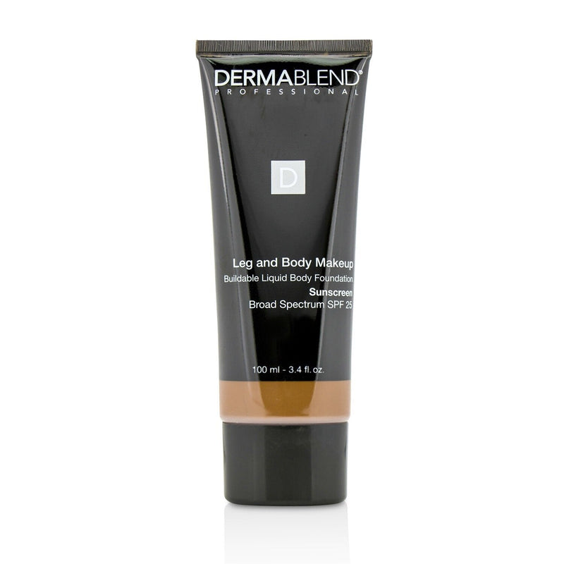 Dermablend Leg and Body Make Up Buildable Liquid Body Foundation Sunscreen Broad Spectrum SPF 25 - #Medium Bronze 45N (Unboxed)  100ml/3.4oz