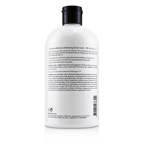 Philosophy The Microdelivery Daily Exfoliating Facial Wash (Bottle Slightly Dented)  480ml/16oz