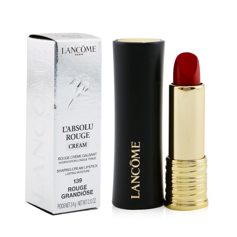 Lancome L'Absolu Rouge Cream Lipstick - # 139 Rouge Grandiose  3.4g/0.12oz