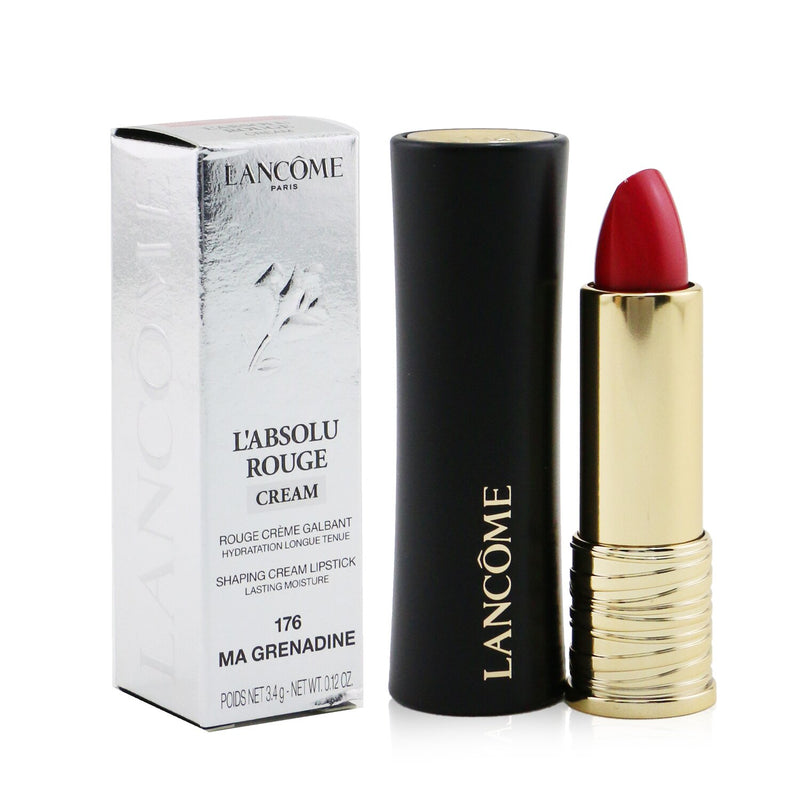 Lancome L'Absolu Rouge Cream Lipstick - # 176 Ma Grenadine  3.4g/0.12oz