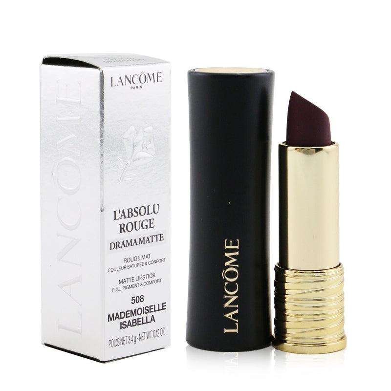 Lancome L'Absolu Rouge Drama Matte Lipstick - # 508 Mademoiselle Isabella  3.4g/0.12oz