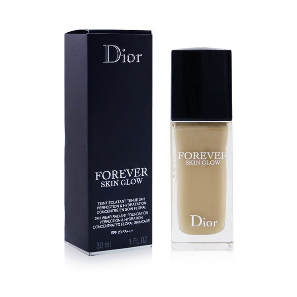 Christian Dior Dior Forever Skin Glow Clean Radiant 24H Wear Foundation SPF 20 - # 1.5W Warm/Glow  30ml/1oz