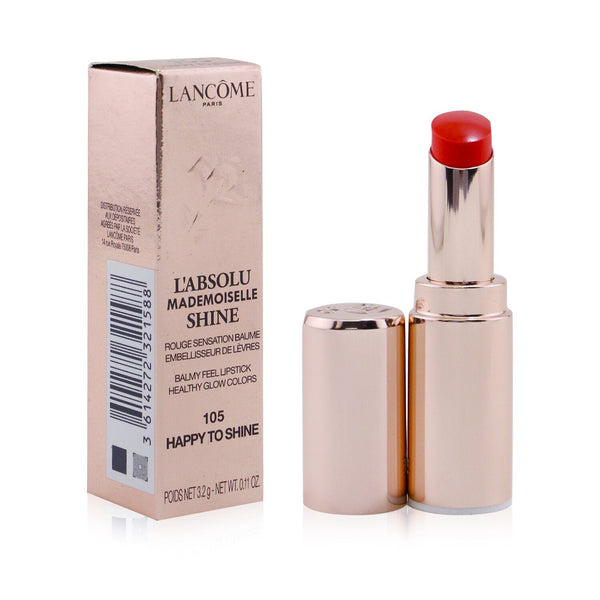 Lancome L'Absolu Mademoiselle Shine Balmy Feel Lipstick - # 105 Happy To Shine  3.2g/0.11oz