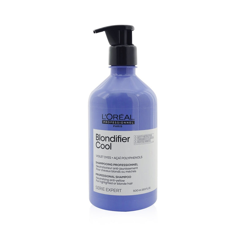 L'Oreal Professionnel Serie Expert - Blondifier Cool Neutralizing Shampoo (For Highlighted/ Blonde Hair)  500ml/16.9oz