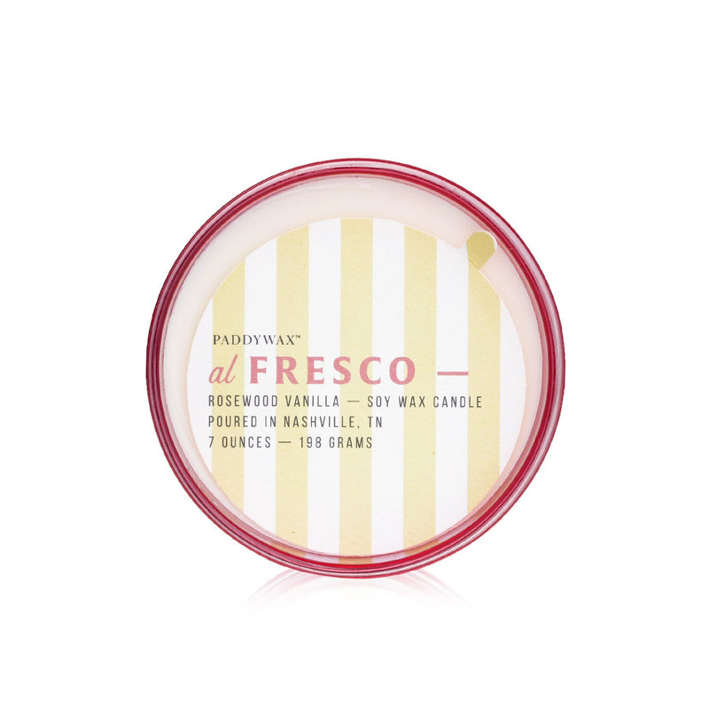 Paddywax Al Fresco Candle - Rosewood Vanilla  198g/7oz