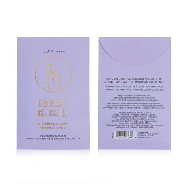 Paddywax Impressions Car Fragrance - Fingers Crossed  2packs