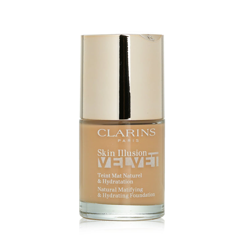 Clarins Skin Illusion Velvet Natural Matifying & Hydrating Foundation - # 108.5W Cashew  30ml/1oz