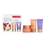 Clarins Extra Firming Set :Day Cream 50ml + Night Cream 15ml + Mask 15ml  3pcs