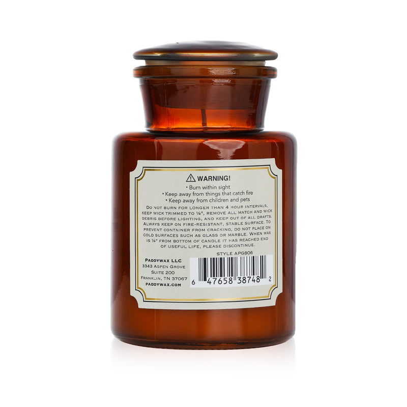 Paddywax Apothecary Candle - Tobacco & Patchouli  226g/8oz