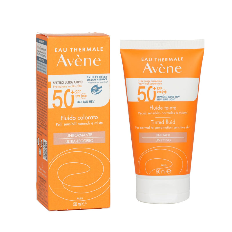 Avene Very High Protection Tinted Fluid SPF50+ - For Normal to Combination Sensitive Skin  50ml/1.7oz