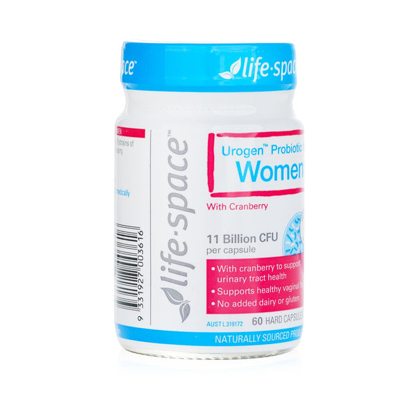 Life Space Urogen Probiotic For Women With Cranberry  60capsules