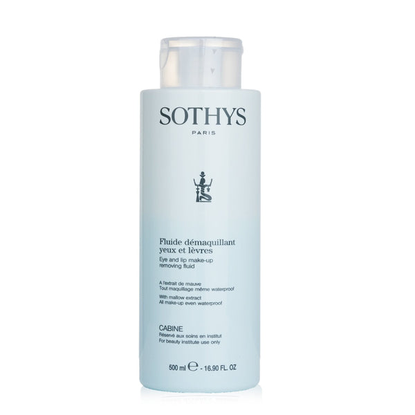 Sothys Eye And Lip Make-Up Removing Fluid With Mallow Extract - For All Make Up Even Waterproof (Salon Size)  500ml/16.9oz