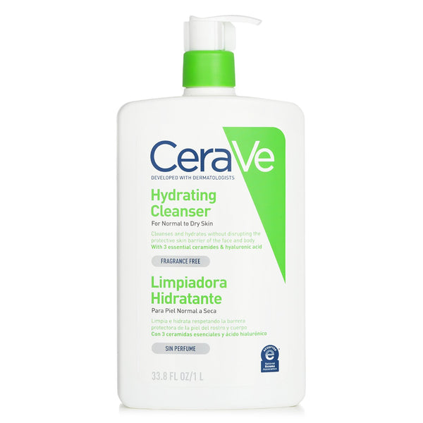 CeraVe Hydrating Cleanser For Normal to Dry Skin  1000ml/33.8oz