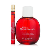 Clarins Eau Dynamisante Invigorating Collection  2pcs+1pouch