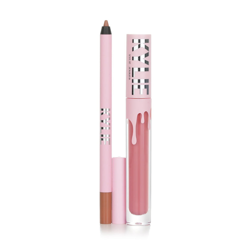 Kylie By Kylie Jenner Matte Lip Kit: Matte Liquid Lipstick 3ml + Lip Liner 1.1g - # 808 Kylie Matte  2pcs